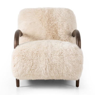 Four Hands Sandro Chair - Champagne Mongolian Fur