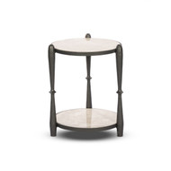 Four Hands Ruthie End Table - Lunar Marble