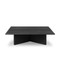 Four Hands Rosenell Square Coffee Table - Black Oak Veneer