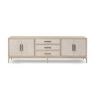 Four Hands Rosenell Media Console - Natural Oak Veneer