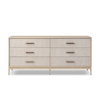 Four Hands Rosenell 6 Drawer Dresser - Natural Oak Veneer