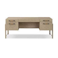Four Hands Rosedale Executive Desk - Yucca Oak Veneer