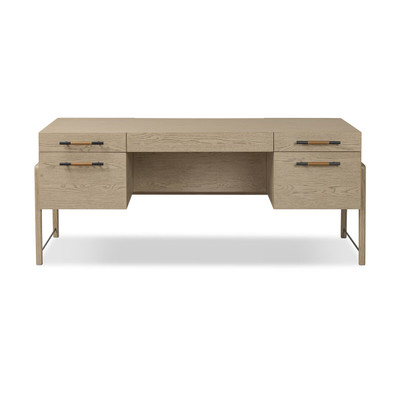 Four Hands Rosedale Executive Desk - Yucca Oak Veneer
