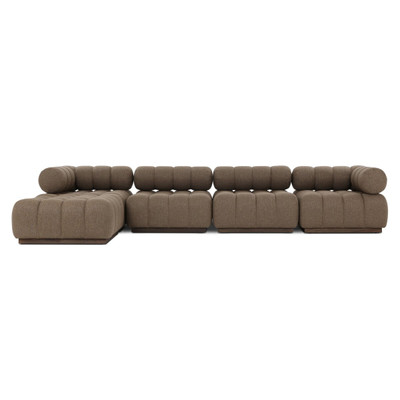 Four Hands Roma Outdoor 4-Piece Sectional - Ellor Brown