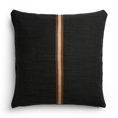 Four Hands Rivera Pillow - Rivera Charcoal - Cover + Insert