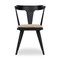 Four Hands Ripley Dining Chair - Lavon Flint - Black Oak