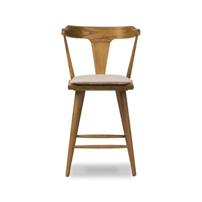 Four Hands Ripley Counter Stool - Sandy Oak - Antwerp Natural