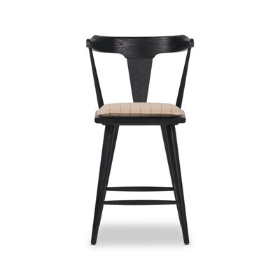 Four Hands Ripley Counter Stool - Black Oak - Lavon Flint