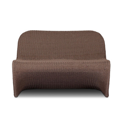 Four Hands Portia Outdoor Dining Bench - Tanned Weave