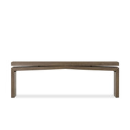 Four Hands Matthes Console Table - 94" - Rustic Grey Veneer