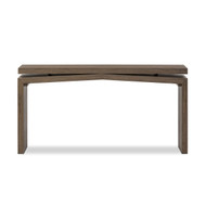 Four Hands Matthes Console Table - 60" - Rustic Grey Veneer