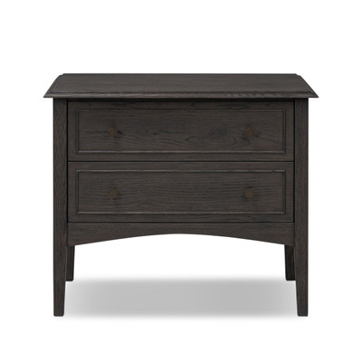 Four Hands Maggie Nightstand - Smoked Black Oak Veneer
