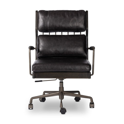 Four Hands Ludvig Desk Chair - Sonoma Black