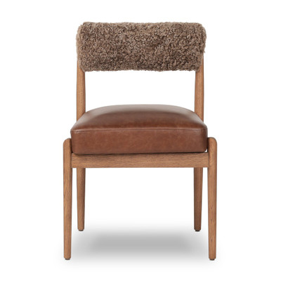 Four Hands Jazelle Dining Chair - Taupe Shearling