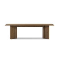 Four Hands Huxley Dining Table - Rubbed Light Oak - 100"