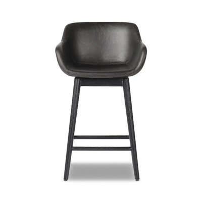 Four Hands Hannah Swivel Counter Stool - Sonoma Black