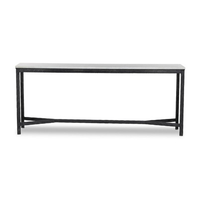 Four Hands Hammered Iron Console Table