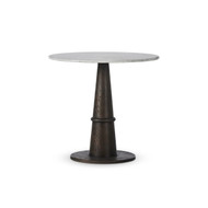 Four Hands Goetz Bistro Table - Honed White Marble