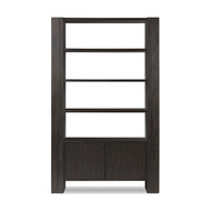 Four Hands Fisher Bookcase - Smoked Black Veneer