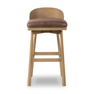Four Hands Cloris Swivel Bar Stool - Palermo Cigar