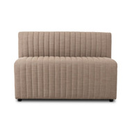 Four Hands BYO: Augustine Dining Banquette - Crypton Nomad Taupe - 49" Bench