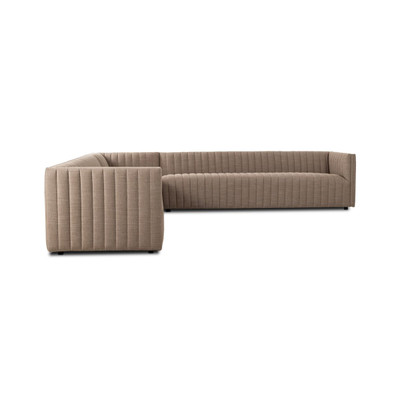 Four Hands Augustine 3-Piece Sectional - 126" - Crypton Nomad Taupe