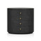 Four Hands Amelia Oval Nightstand - Black Linen