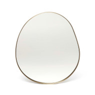 Interlude Home Aalina Organic Mirror - Brushed Brass
