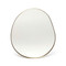 Interlude Home Aalina Organic Mirror - Brushed Brass