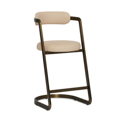 Interlude Home Baldwin Counter Stool - Antique Bronze