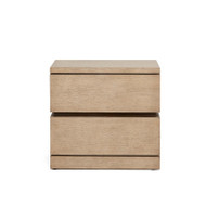 Interlude Home Bolton Bedside Chest - Washed Taupe
