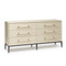 Interlude Home Burton 6 Drawer Chest - Parchment