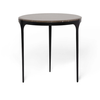 Interlude Home Camilla Large Side Table - Terra Brown
