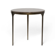 Interlude Home Camilla Large Side Table -Terra Brown