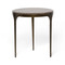 Interlude Home Camilla Side Table - Antique Bronze - Terra Brown