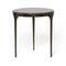 Interlude Home Camilla Side Table - Antique Bronze - Wyndham Grey