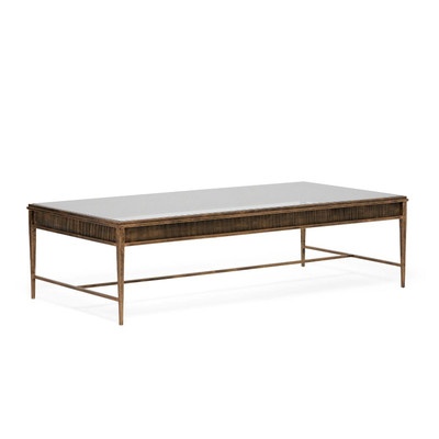 Interlude Home Camille Cocktail Table - Gilded Brass