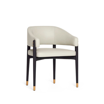 Interlude Home Cheshire Dining Chair - Matte Black