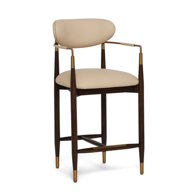 Interlude Home Cidra Counter Stool - Walnut