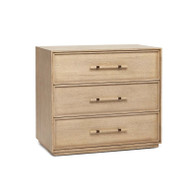 Interlude Home Clement 3 Drawer Chest