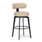 Interlude Home Clermont Bar Stool - Matte Black