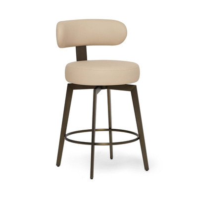 Interlude Home Clermont Counter Stool - Antique Bronze