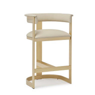 Interlude Home Darcy II Counter Stool - Cream