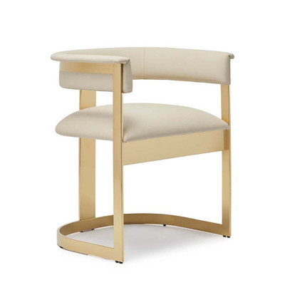 Interlude Home Darcy II Dining Chair - Cream