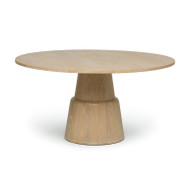 Interlude Home Graves Round Dining Table - Saddle