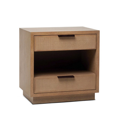 Interlude Home Holmes Bedside Chest - Harvest