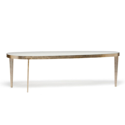 Interlude Home Jan Cocktail Table Large - Champagne