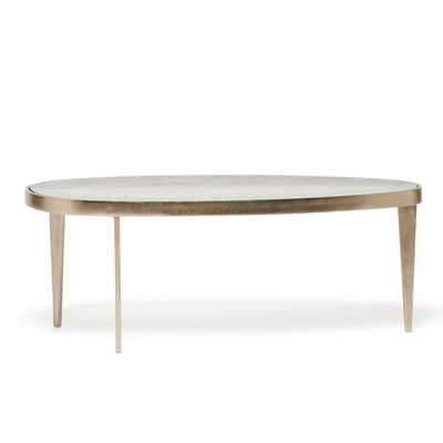 Interlude Home Jan Cocktail Table Small - Champagne