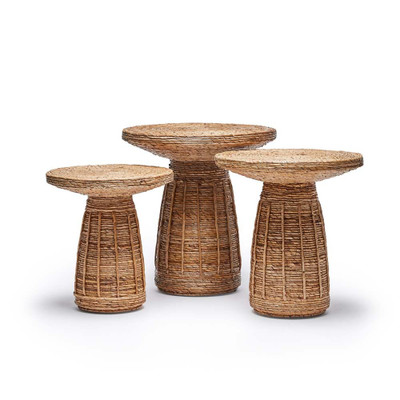 Interlude Home Laguna Bunching Tables - Banana Bark