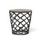 Interlude Home Lattice Accent Table - Verdigris